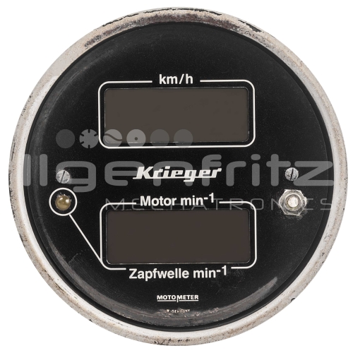 Krieger | Rundt instrument LCD 100mm