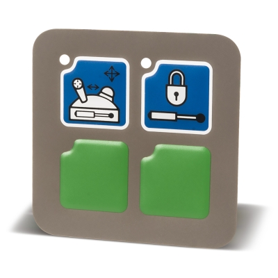 Fendt | Sticker comfortmodule hydraulische ontgrendeling
