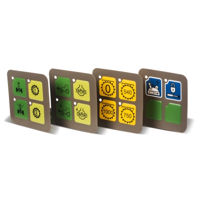 Fendt | Juego de adhesivos módulos confort Fendt | Juego de adhesivos módulos confort