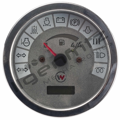 Weidemann | Tank and operating hours display