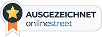 Auszeichnung Bewertung bei Onlinestreet